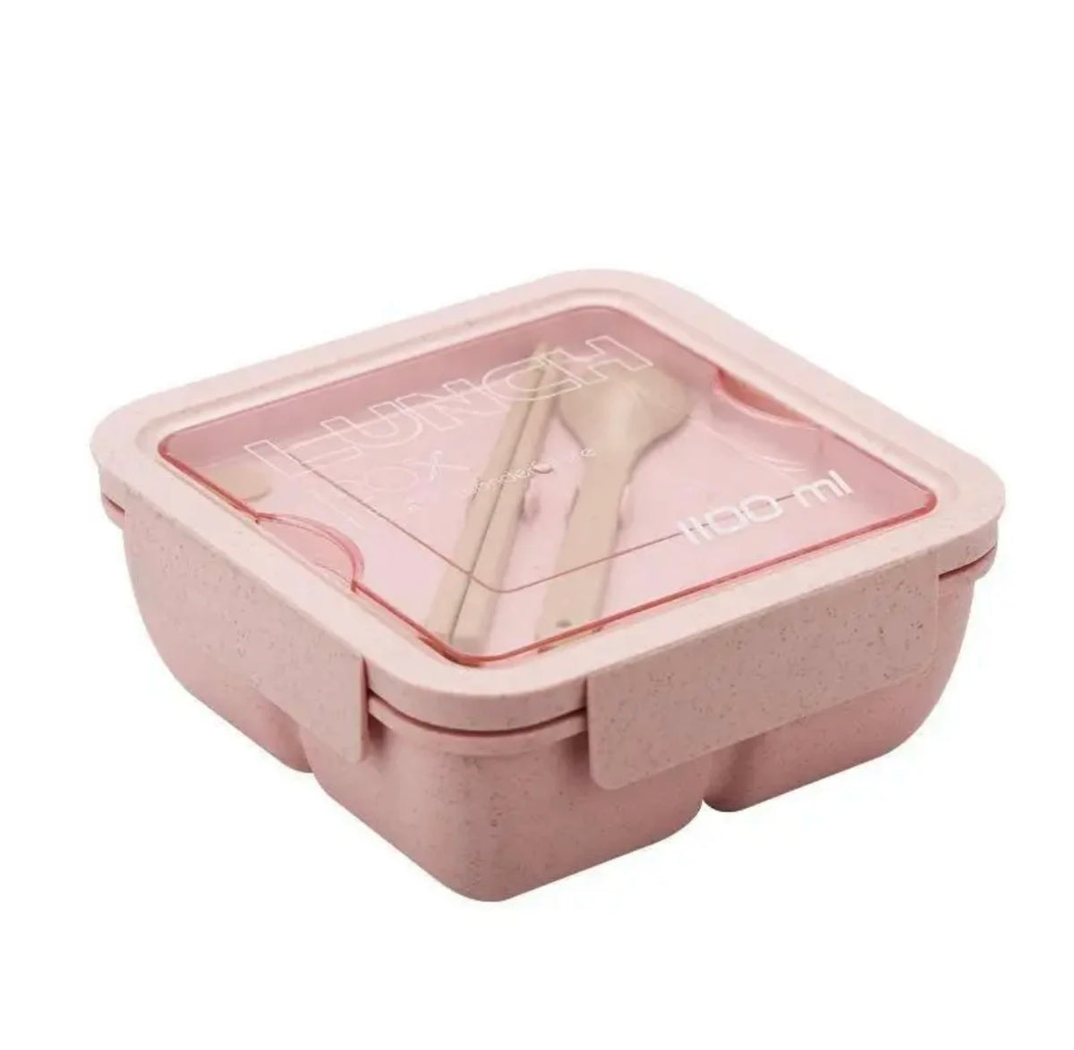 KEMORELA Wheat Straw Bento Box – BPA Free Kids Lunch Container Bento Lunch Box Axl Pink