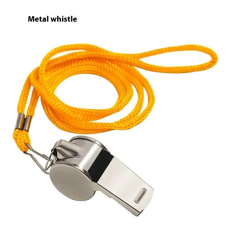 Seedless Referee Whistle Set – Loud Sports Whistle with Lanyard Referee Whistle Axl 3 Silver