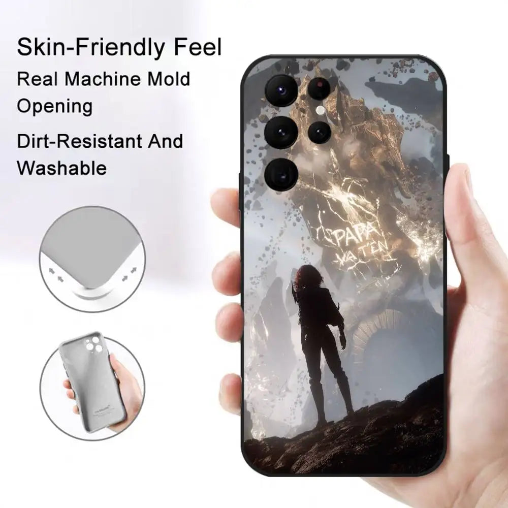 Samsung S20–S24 FE Plus Ultra TPU Case – Full Coverage Phone Case Axl