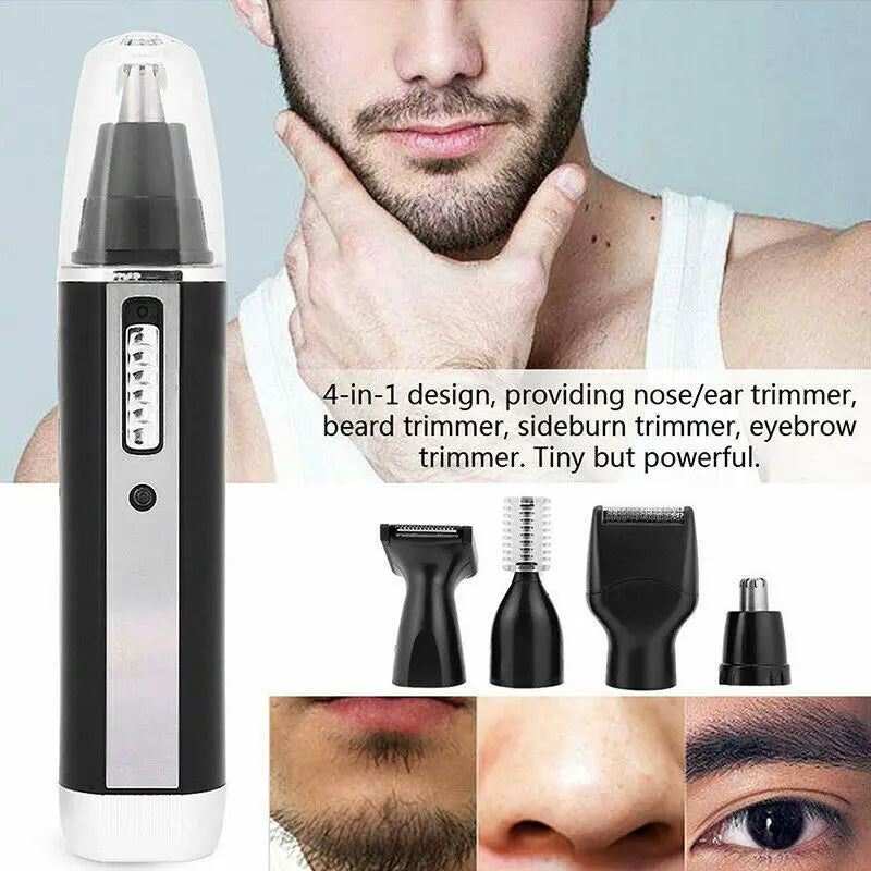 BALASHOV 4-in-1 Rechargeable Nose & Ear Hair Trimmer Electric Hair Trimmer Axl