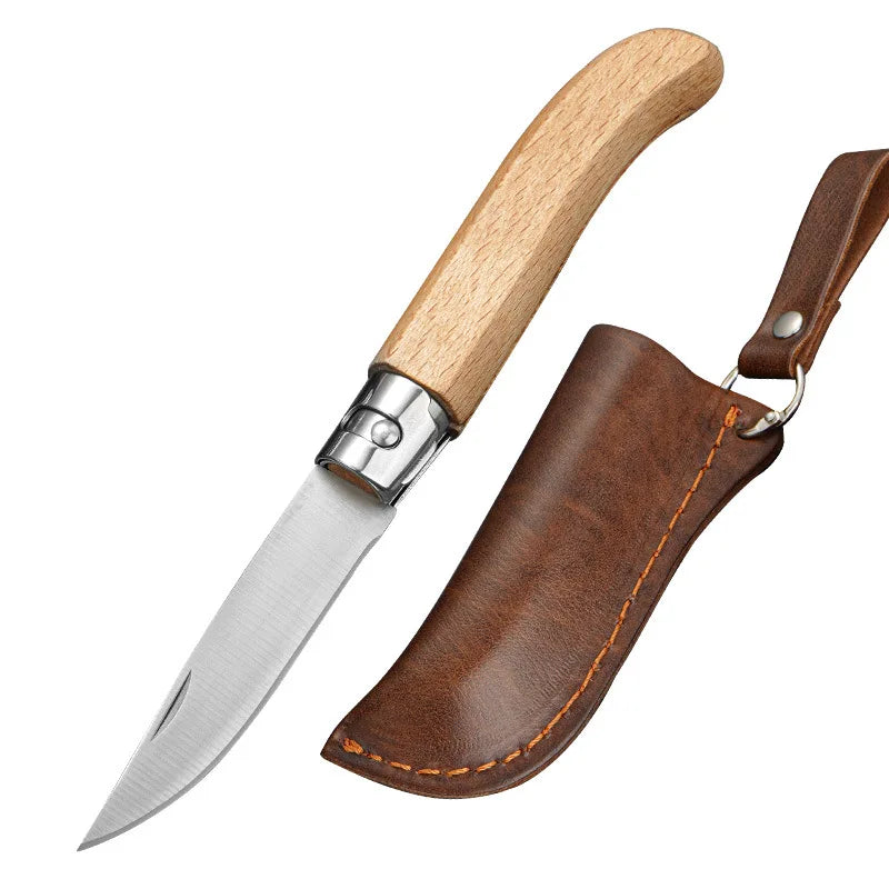 Folding Pocket Knife – 3CR13 Steel Blade & Wood Handle Folding Pocket Knife Axl option 3