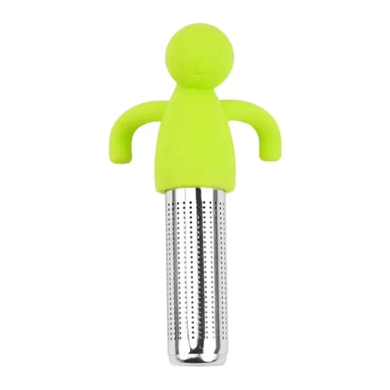 Human-Shaped Stainless Steel Tea Infuser | Reusable Loose Leaf Tea Infuser Axl Green one size