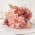 Silk Dahlia Peony Artificial Flowers – Wedding & Home Décor Artificial Silk Flowers Axl Color 3 1 PC
