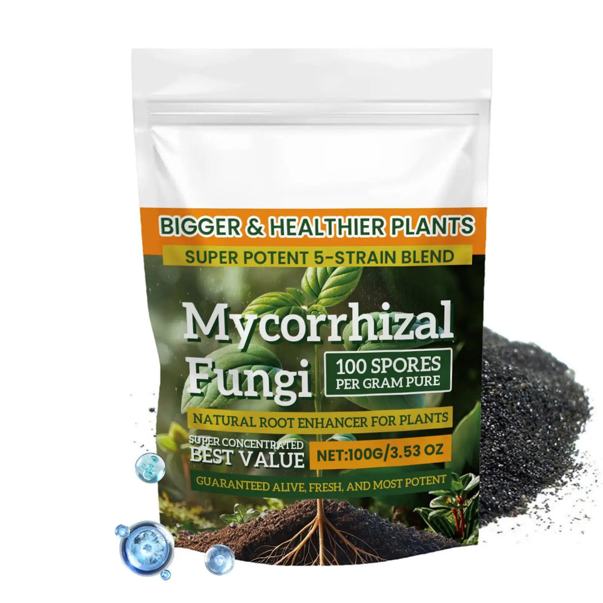 Plant Growth Enhancer Powder 100g – Root & Nutrient Fertilizer Plant Fertilizer Powder Axl