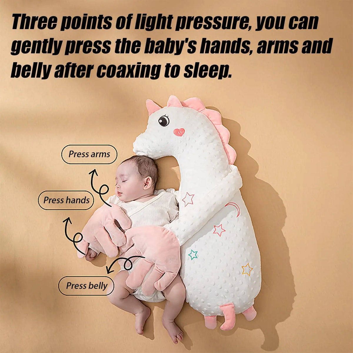 Baby Sleep Soother Doll – Remote Control 3-Speed Patting Baby Sleep Soother Axl