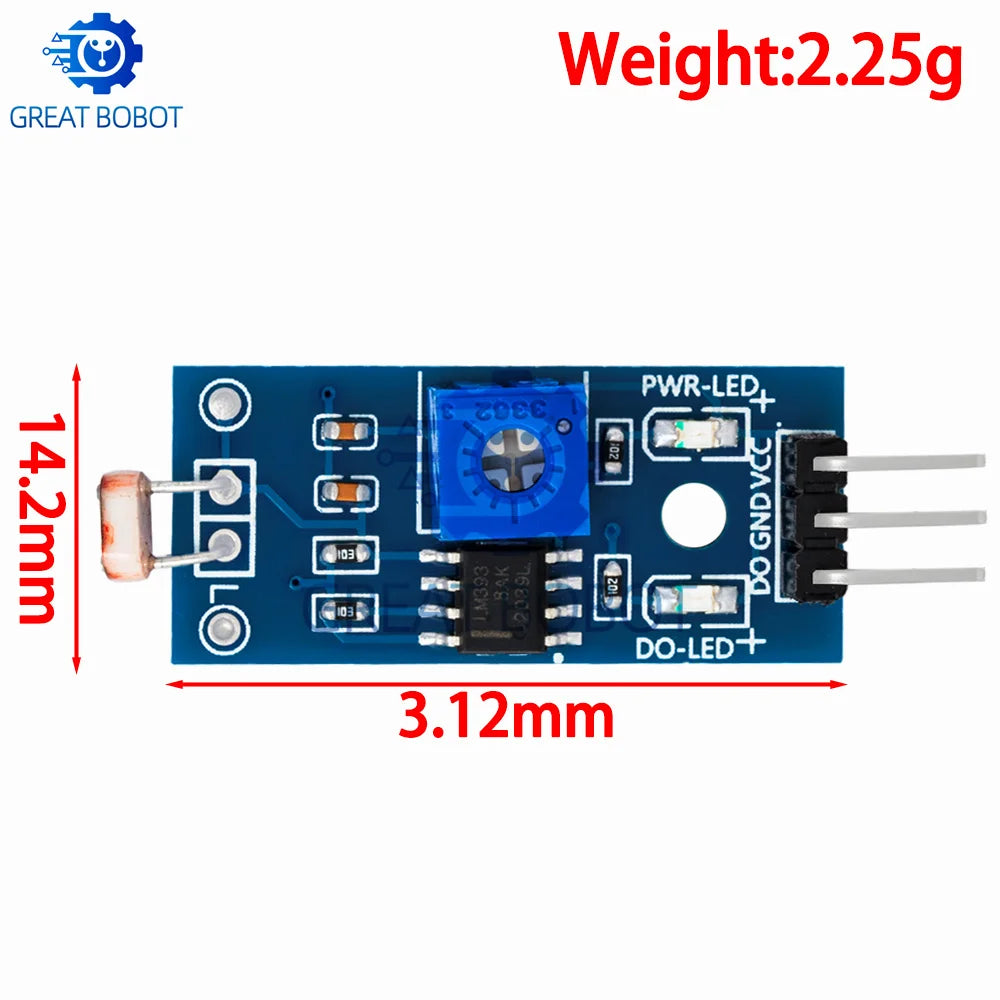 Photosensitive Light Intensity Sensor Module for Arduino Arduino Sensor Module Axl