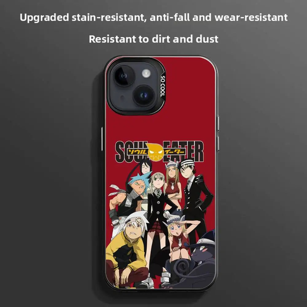 Soul Eater Anime iPhone Case 11–16 Pro Max | Anti-Fingerprint Anime Phone Case Axl