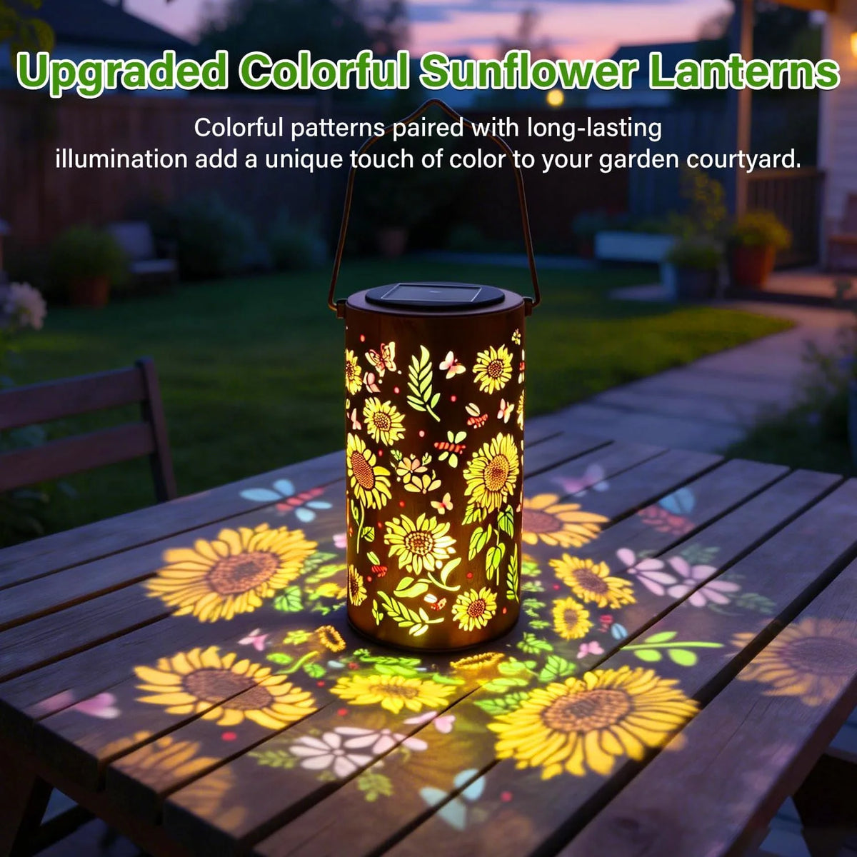 Solar Sunflower Garden Light – Waterproof Outdoor Pathway Decor Solar Garden Light Axl