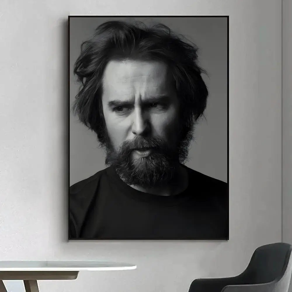 Sam Rockwell HD Art Poster – Waterproof Sticky Wall Decor Wall Art Poster Axl
