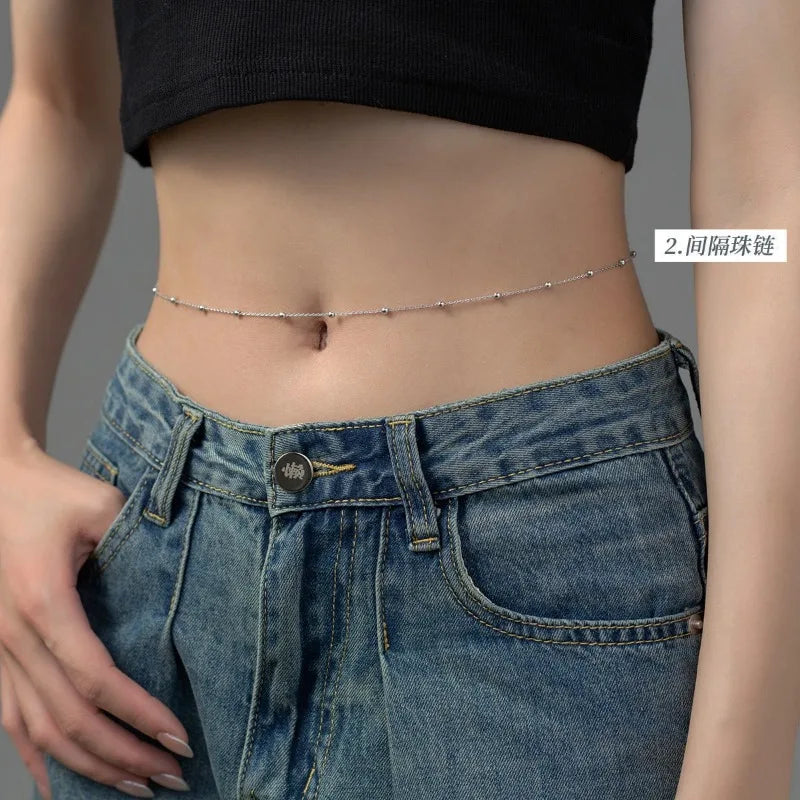 Multi-Layer Belly Waist Chain – Women's Body Chain Jewelry Body Chain Jewelry Axl 02-1pcs