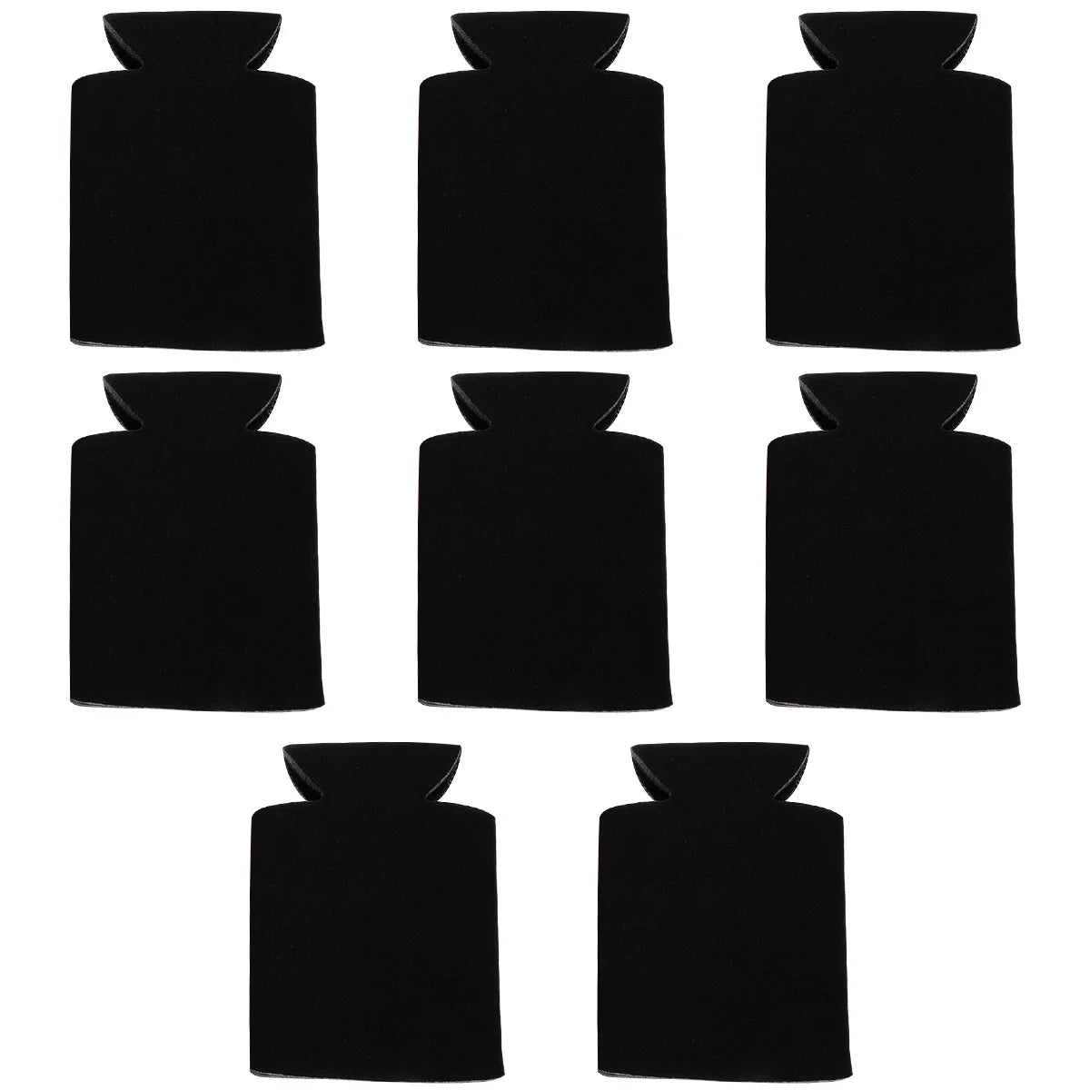 8-Pack Collapsible Can Cooler Sleeves – Multicolor Drink Coolies Can Cooler Sleeves Axl black