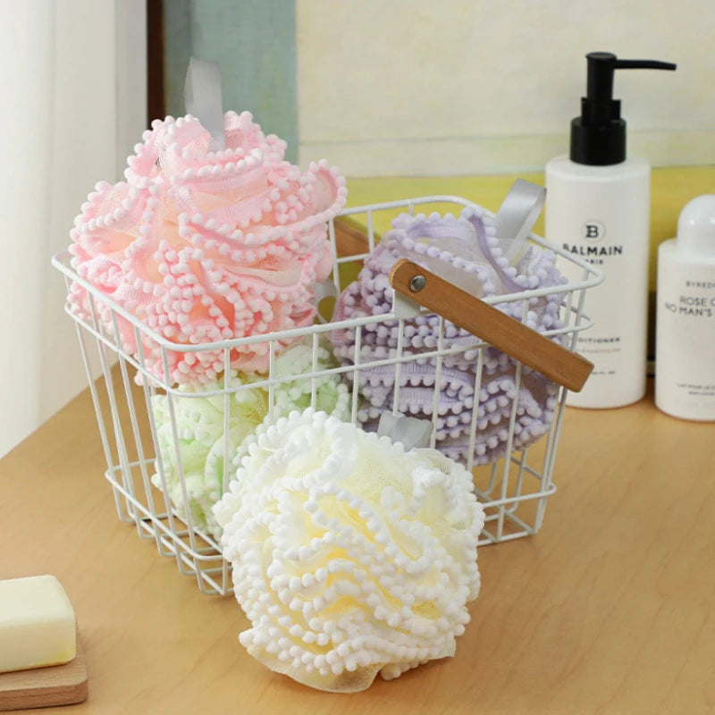 Soft Mesh Bath Sponge Ball – Exfoliating Shower Puff Bath Shower Puff Axl