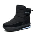 Men's Plush-Lined Snow Boots – Warm Non-Slip Winter Ankle Men's Winter Boots Axl black 46