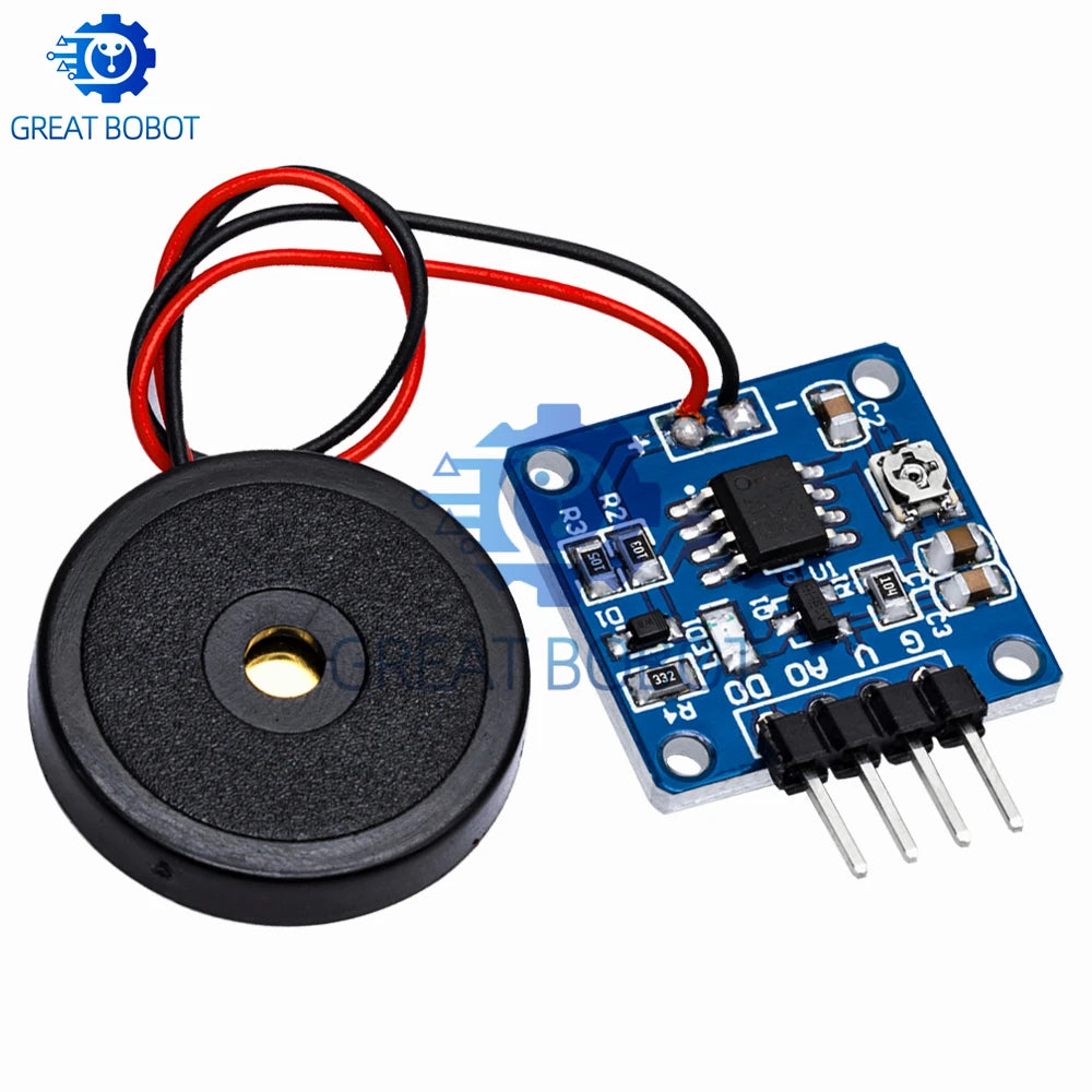 5V Piezoelectric Vibration Sensor Module TTL Output for Arduino Vibration Sensor Module Axl