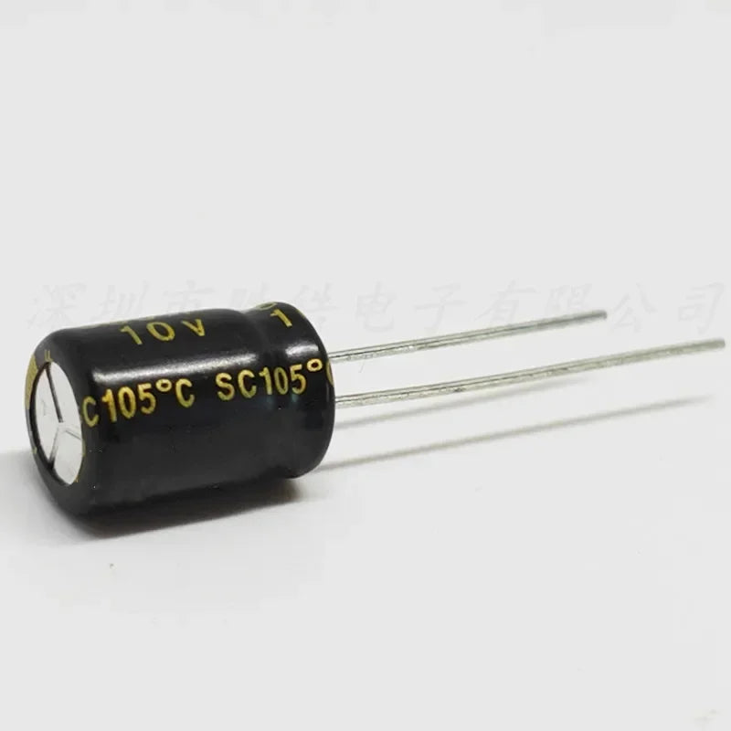 NioCen 10V 680µF Aluminum Electrolytic Capacitors 10x12.5mm Electrolytic Capacitor Axl