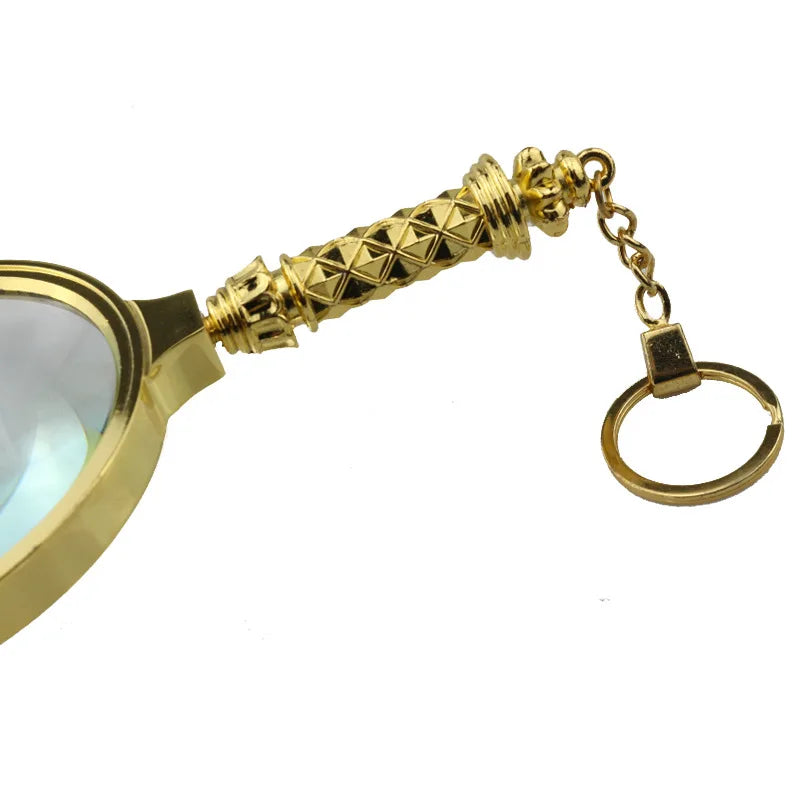 Gold Magnifying Glass Loupe – High Magnification & Keychain Magnifying Glass Loupe Axl