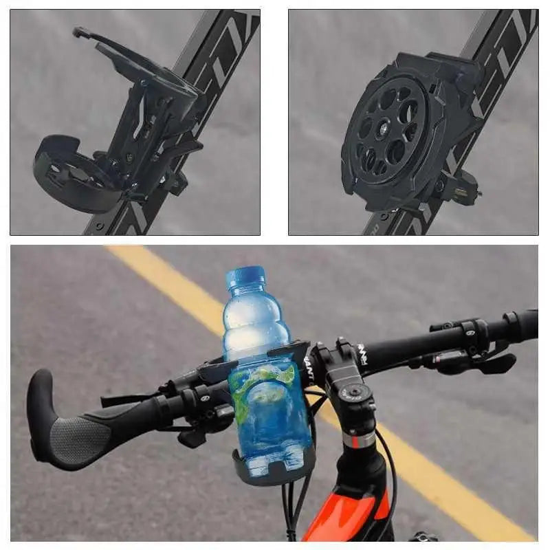 Foldable Motorcycle Handlebar Cup Holder – Metal & ABS Motorcycle Cup Holder Axl