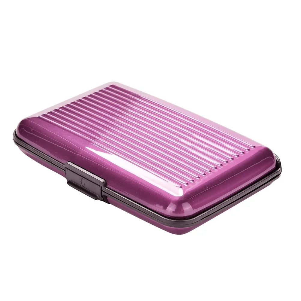 Mini Suitcase Card Holder – Aluminum RFID Business Card Case Card Holder Case Axl