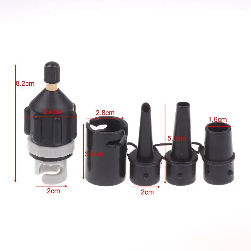 SUP Board Air Valve Adapter Kit – Kayak Inflatable Pump Connector Pump Valve Adapter Kit Axl