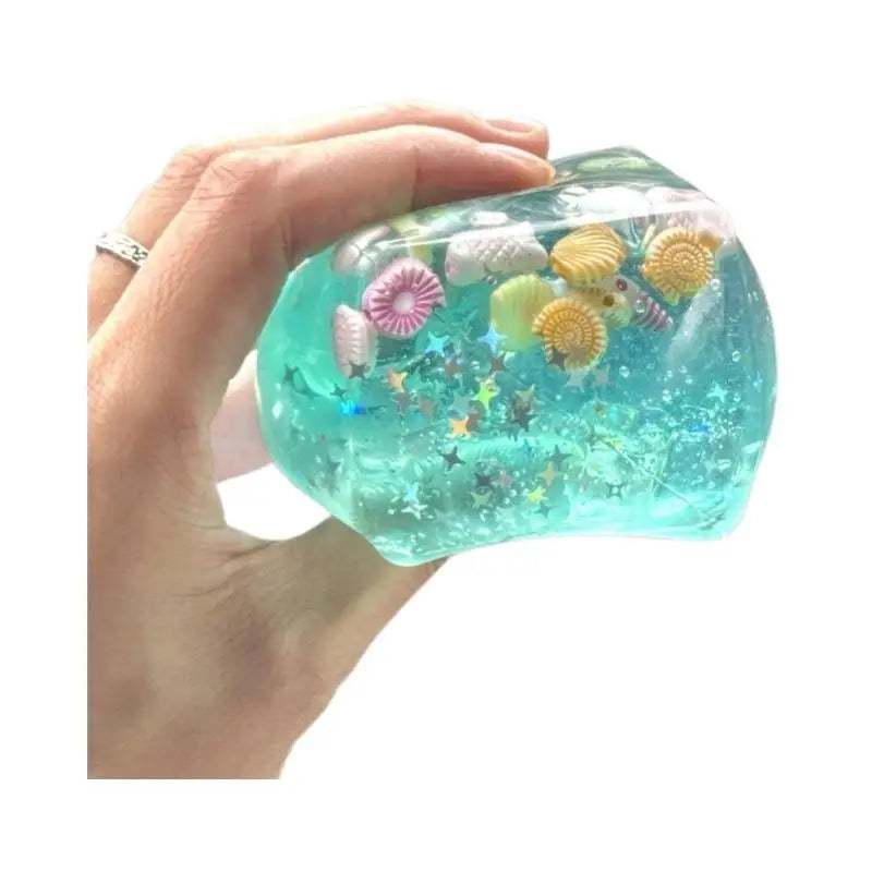 Slow Rise Ocean Stress Ball – Sensory Squeeze Cube Toy Sensory Squeeze Toy Axl ONE SIZE