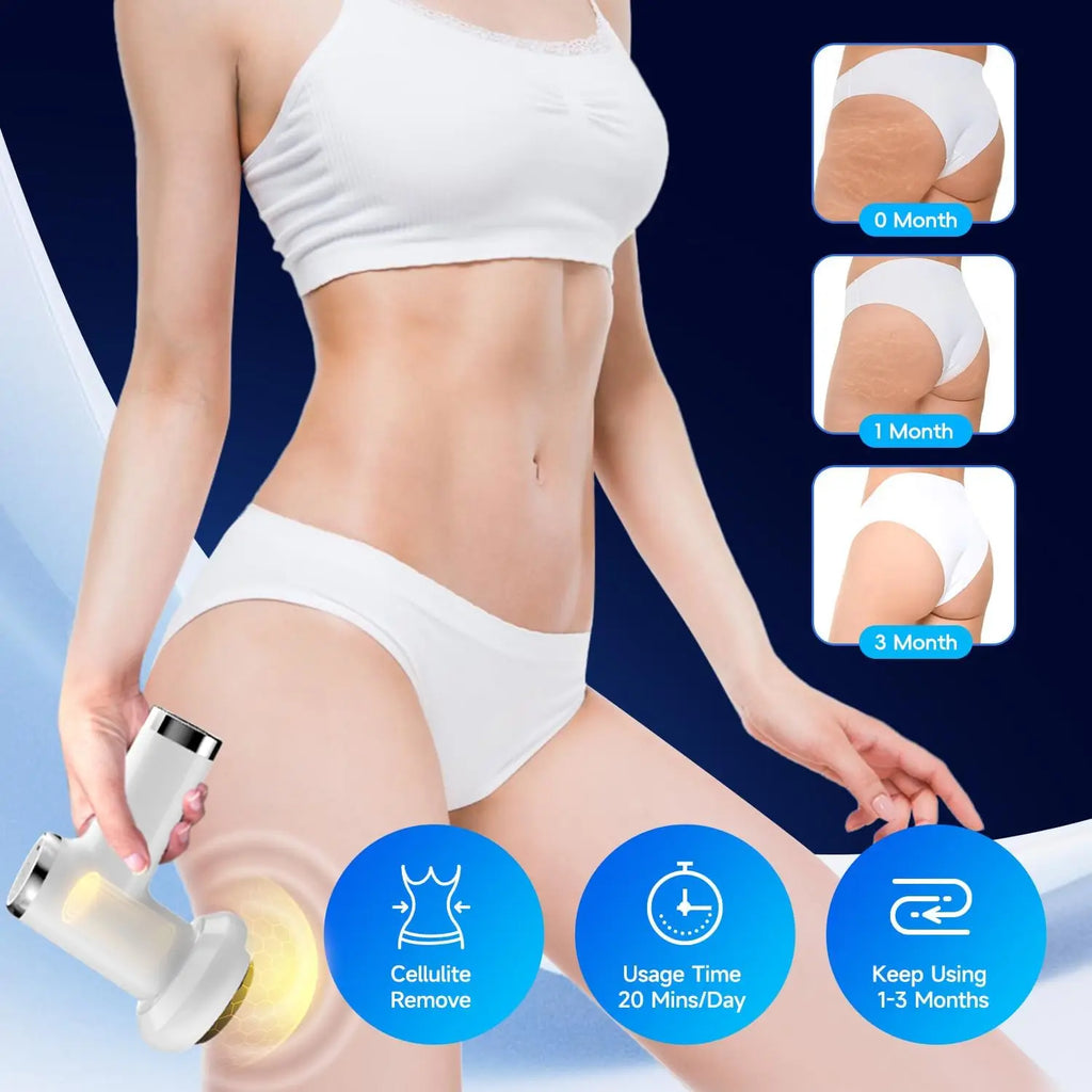 Handheld Body Sculpting Massager – Heat, 6 Levels & 5 Heads Body Sculpting Massager Axl