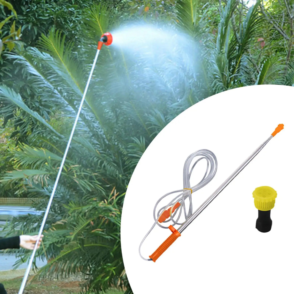 Telescopic Garden Sprayer Wand 19.6–98.4 In | Adjustable Rod Garden Sprayer Wand Axl Default Title