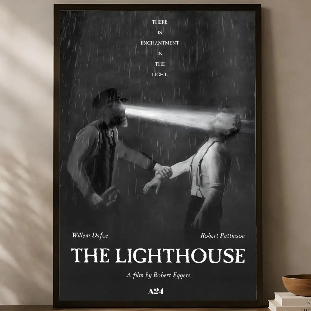 The Lighthouse Movie Poster – Self-Stick HD PVC Wall Art Wall Art Poster Axl White01 15X20cmNoframe