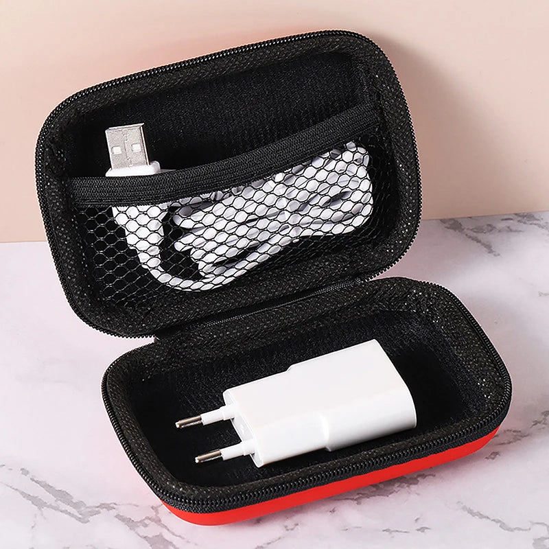 EVA Zipper Storage Case – Earphone & Cable Travel Organizer EVA Storage Case Axl
