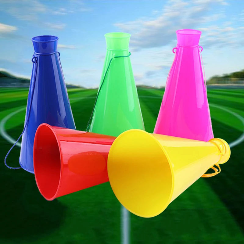 Plastic Trumpet Horn – Cheerleading Noisemaker for Sports & Parties Party Noisemaker Horn Axl