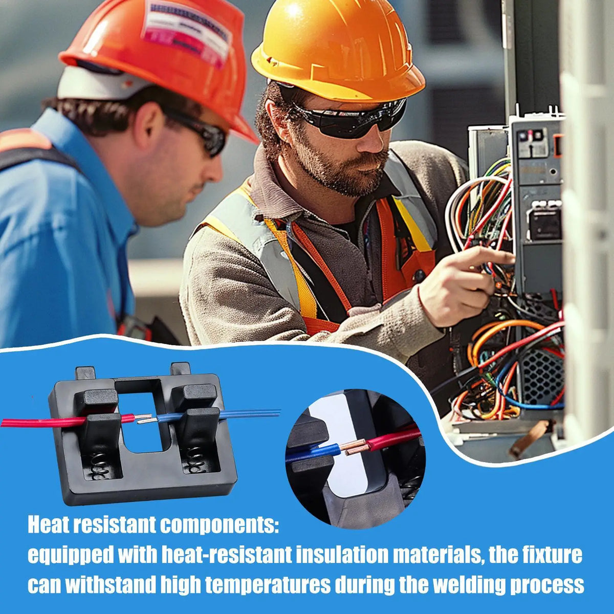Double-Clip Wire Welding Fixture | Soldering Clamp & Locator Soldering Clamp Tool Axl