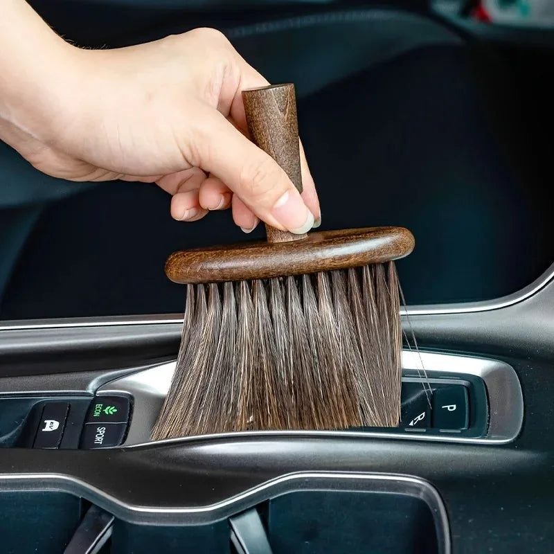 Coffee Grounds Cleaning Brush – Soft Bristles & Wooden Handle Cleaning Brush Axl