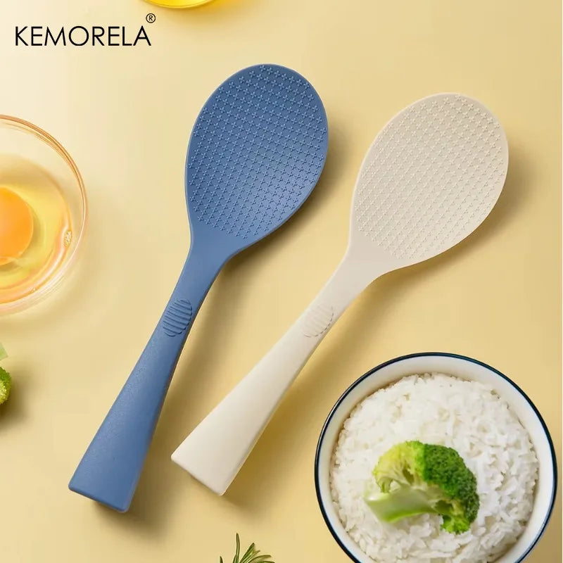 KEMORELA Non-Stick Silicone Rice Spoon – Heat-Resistant 1/2 Pcs Silicone Kitchen Utensil Axl