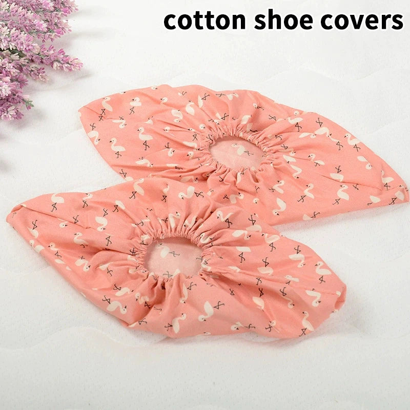 Reusable Thicken Plush Shoe Covers – Anti-Slip Indoor Foot Covers Plush Shoe Covers Axl A008