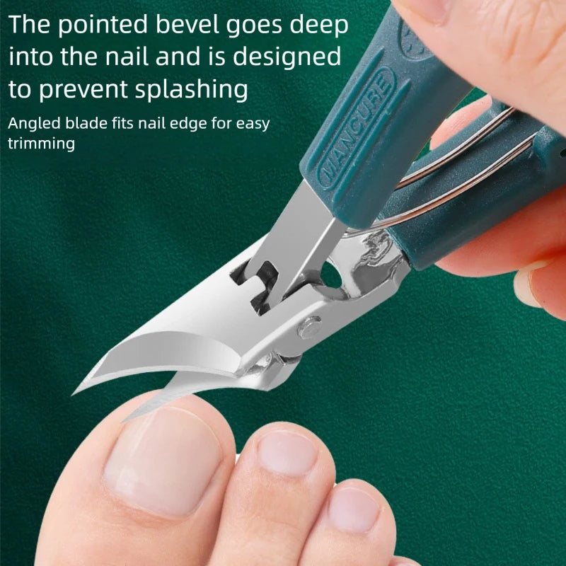 5-Pc Eagle Beak Nail Clipper Set – Stainless Steel Pedicure Kit Nail Clipper Set Axl