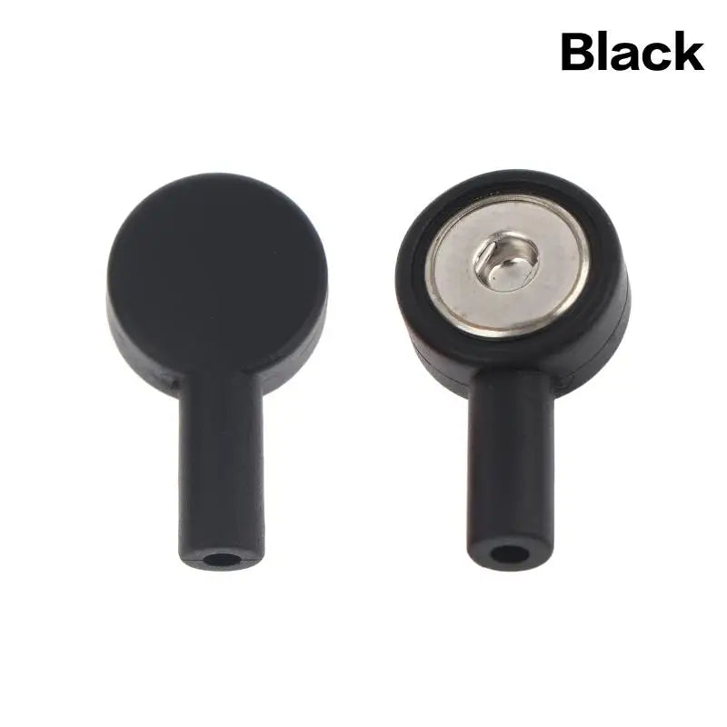 TENS Lead Wire Adapter – 2mm Pin to 4mm Snap Connector TENS Accessory Adapter Axl Black