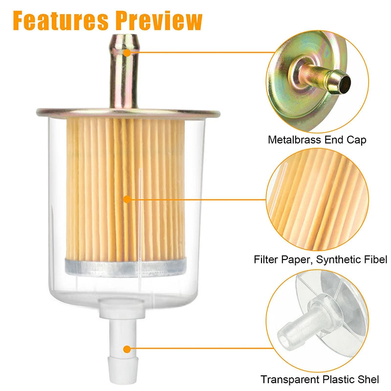 Universal 3/8" Inline Fuel Filter – Cars, Motorcycles & RVs Inline Fuel Filter Axl