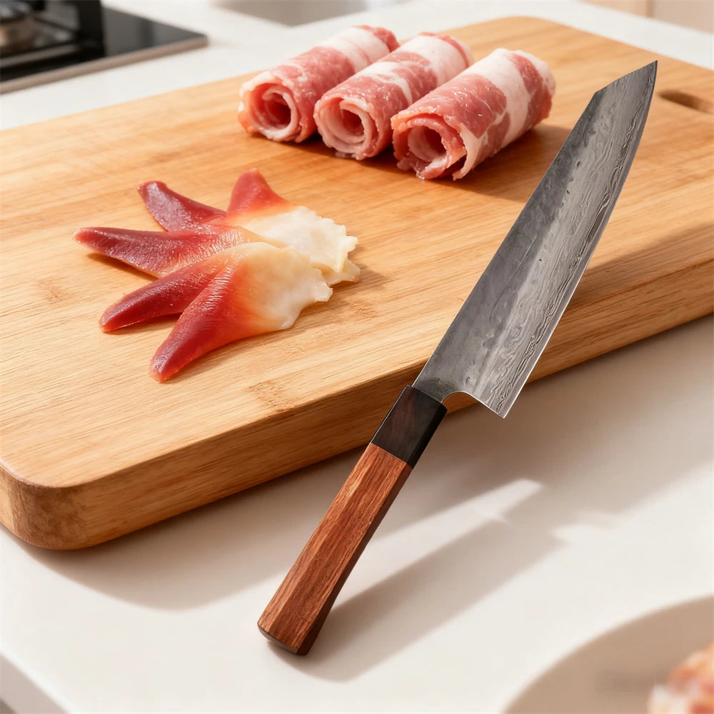 Kiritsuke Knife – Sashimi, Salmon, Vegetable & Meat Blade Kitchen Knife Axl