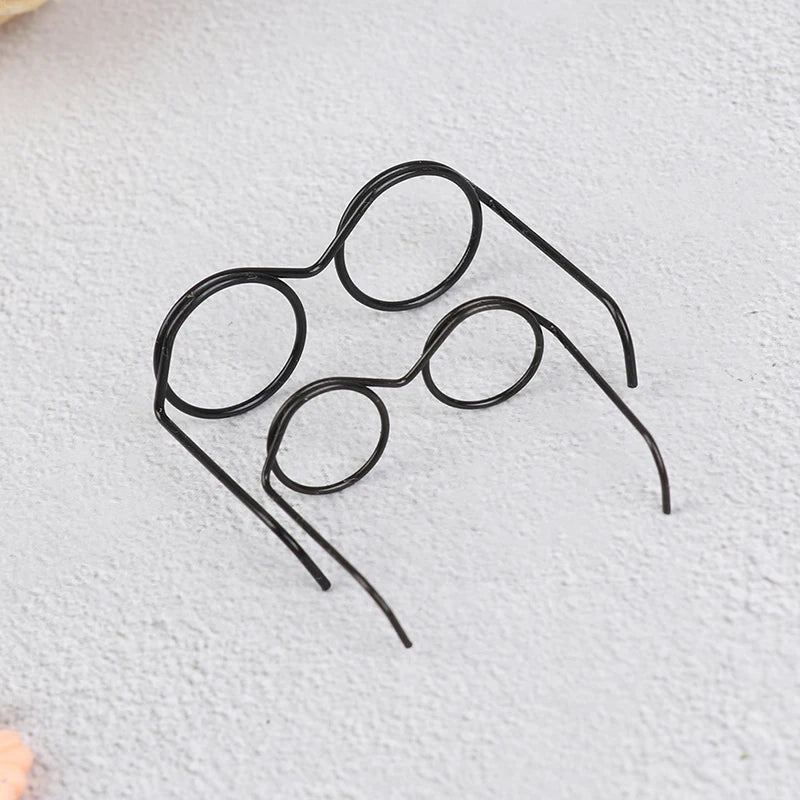 10-Pack Retro Round Lensless Doll Glasses – Dollhouse Accessories Doll Accessories Axl