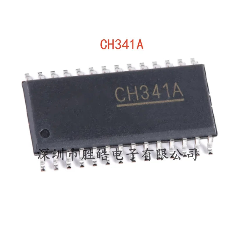 CH341A USB Bus Adapter IC SOP-28 Chip – 6-Pack | NioCen Integrated Circuit Chip Axl Default Title