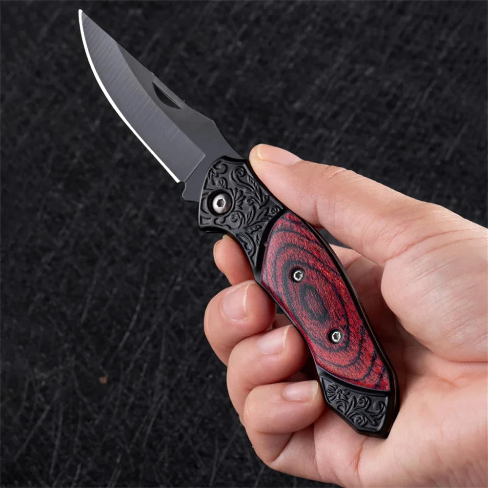 Stainless Steel Folding Paring Knife – Portable Kitchen Knife Folding Paring Knife Axl