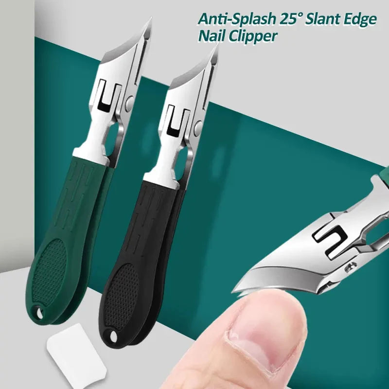 25° Slant Eagle Beak Nail Clipper – Anti-Splash Cuticle Trimmer Nail Clipper Axl