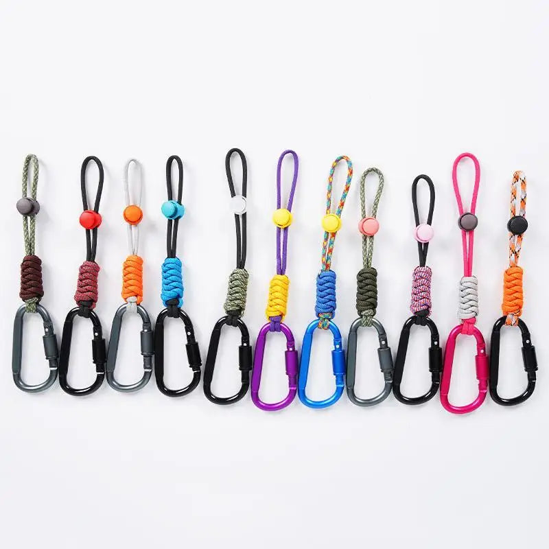 Paracord Water Bottle Carabiner Hook – Hiking & Cycling Clip Carabiner Bottle Clip Axl