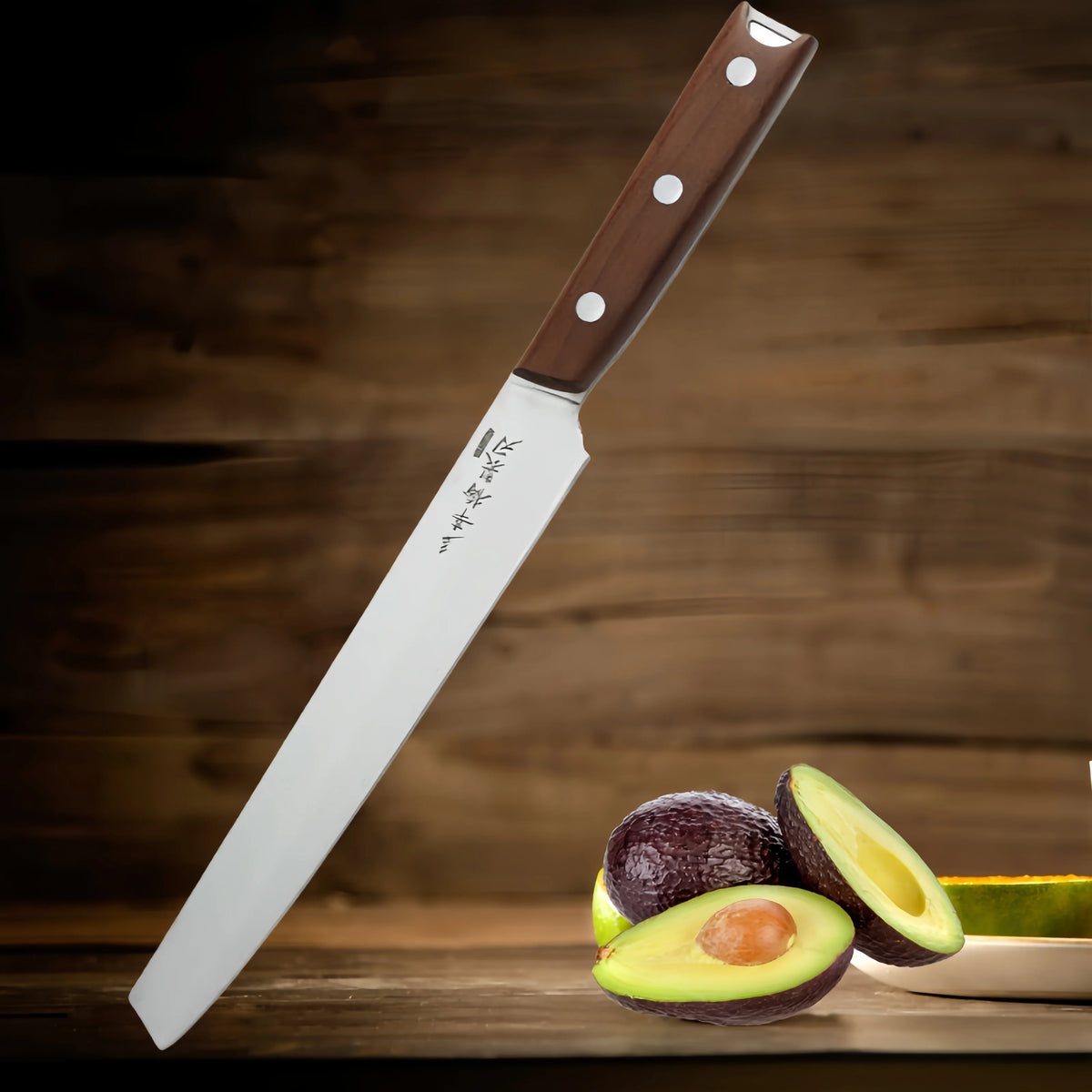 Ebony Handle Fruit Knife – 7" Carbon Steel Kitchen Paring Knife Kitchen Paring Knife Axl KNIVES