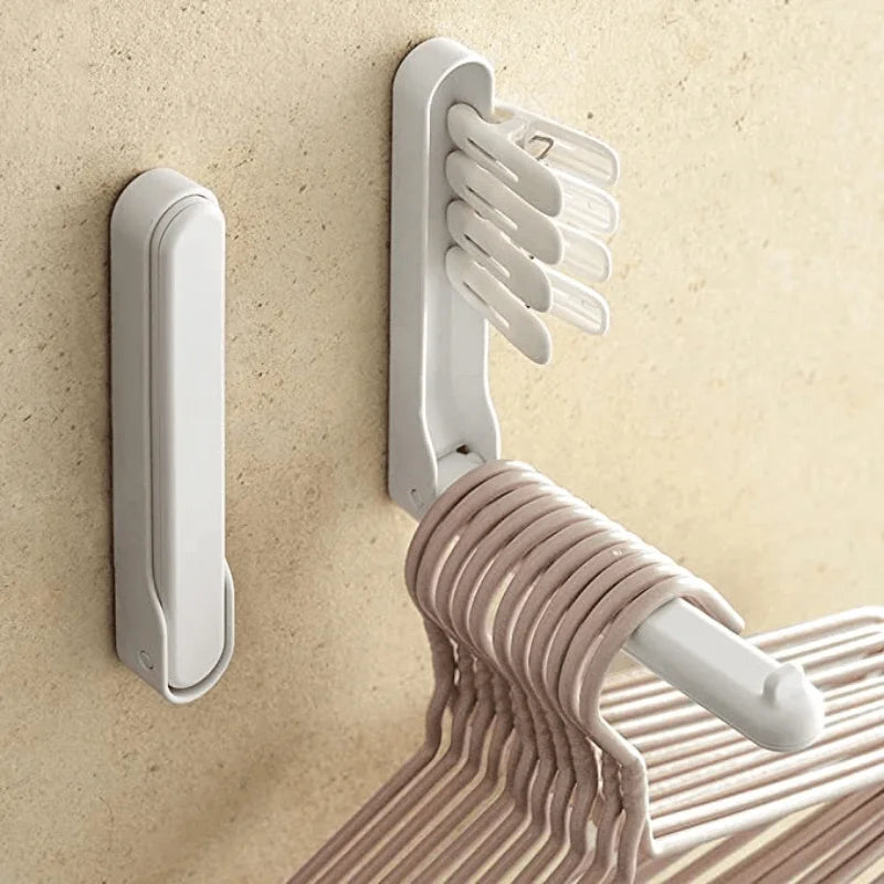 Foldable Closet Hanger Organizer – Space Saving Storage Stand Closet Hanger Organizer Axl White