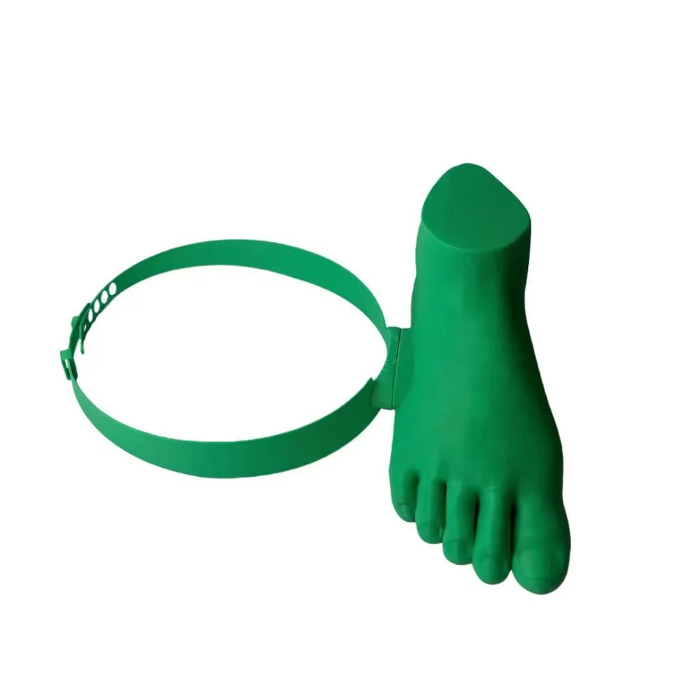 3D Foot Shape Sun Hat – Novelty Beach Headband Visor Novelty Sun Hat Axl Green