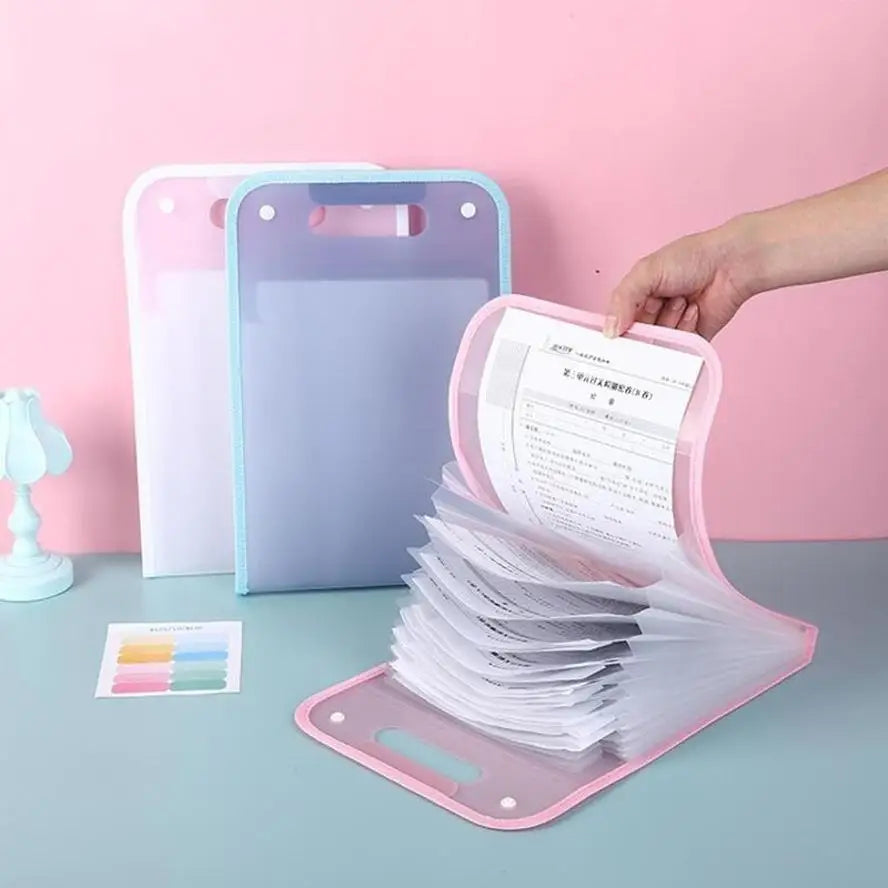 13-Grid A4 Vertical Document Organizer – Transparent PP Box Document File Organizer Axl