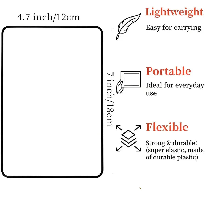 Full Page Sheet Magnifier – Large Reading Magnifying Lens Reading Magnifier Axl