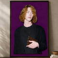 Self-Stick HD Wall Art Poster – Waterproof Home Decor Print Wall Art Poster Axl White14 50X70cmNoframe