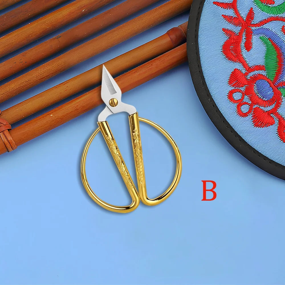 Mini Stainless Steel Embroidery Scissors – Vintage Tailor Tool Embroidery Scissors Axl Scissors-M