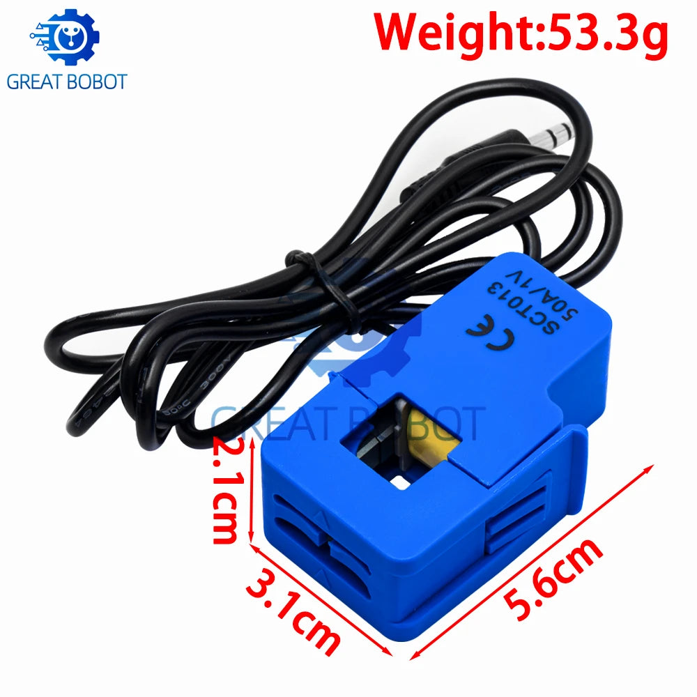 SCT-013 Split Core Current Transformer – 30A 50A 100A AC Sensor AC Current Sensor Axl